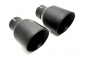 Preview: Rear Silencer(s) Race Twin 90mm GT90 Black Cerakote