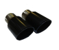 Preview: Cat Back Resonated Quad 100mm GT100 Black Tips Valve Sonic