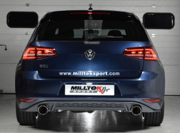 Turbo-Back incl. Hi-Flow Sports Cat Non Resonated Polished Tips