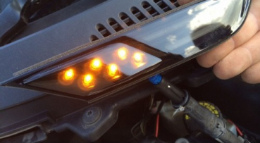 SMOKED Front LED Side Indicators with DRL light