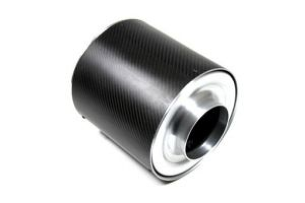 Pipercross carbon Air filter canister with 102mm O/D inlet/outlets