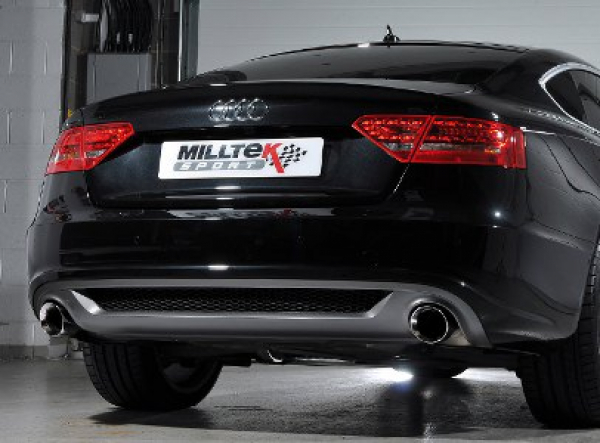 Cat Back Audi A5 3.0 TDi (DPF) quattro 100mm GT100 Black