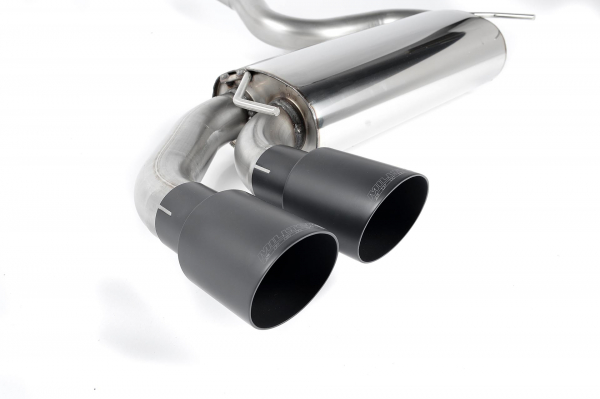 Downpipe Back Cerakote Black OEM-Style Tips Resonated