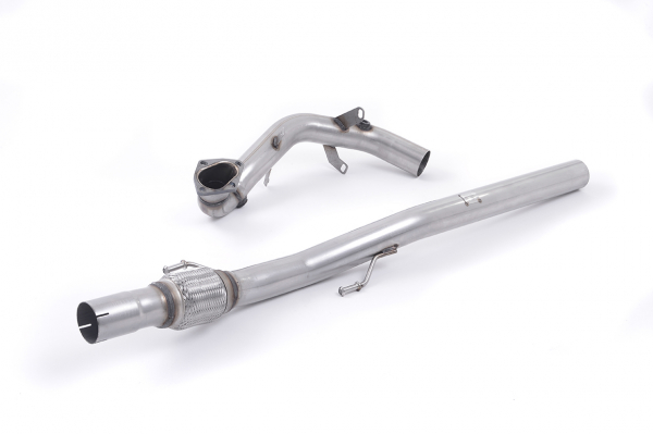 Large-bore Downpipe and De-cat to OEM Cat Back